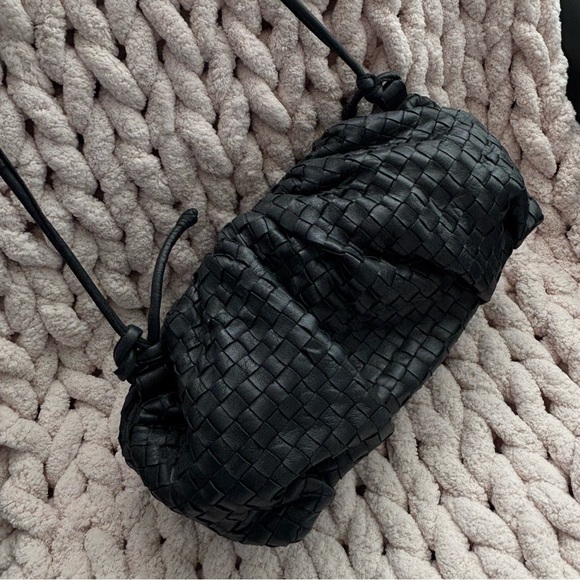 Cleobella Mini Gigi Woven Crossbody in Black - Picture 6 of 11